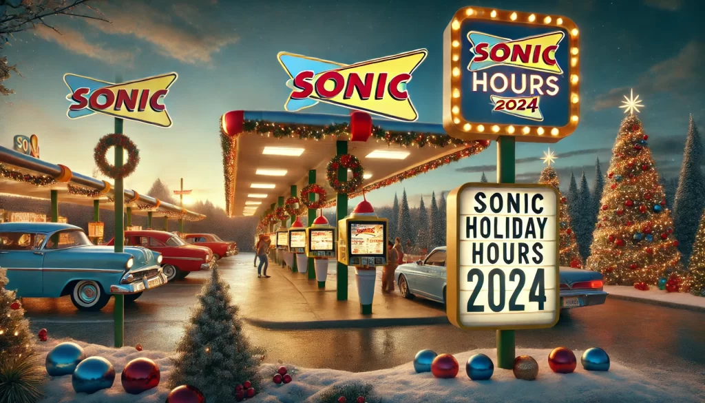 Sonic Holiday Hours